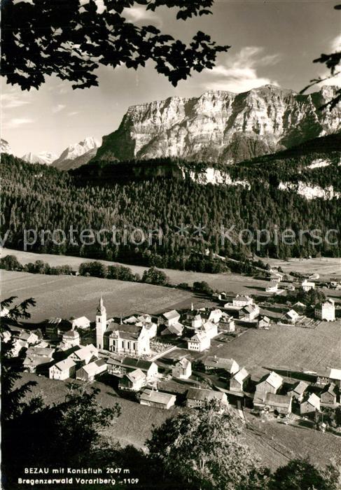 Bezau Vorarlberg mit Kanisfluh und Bregenzerwald