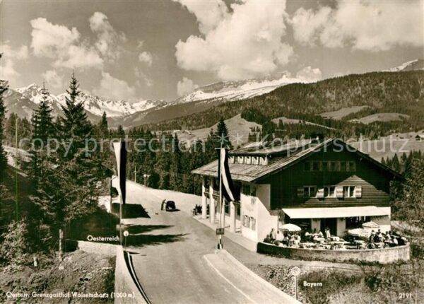 Walserschanz Kleinwalsertal Grenzgasthof Walserschanz
