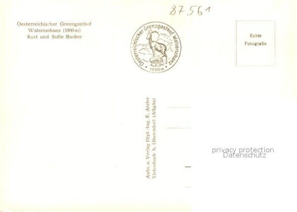 Walserschanz Kleinwalsertal Grenzgasthof Walserschanz – Bild 2