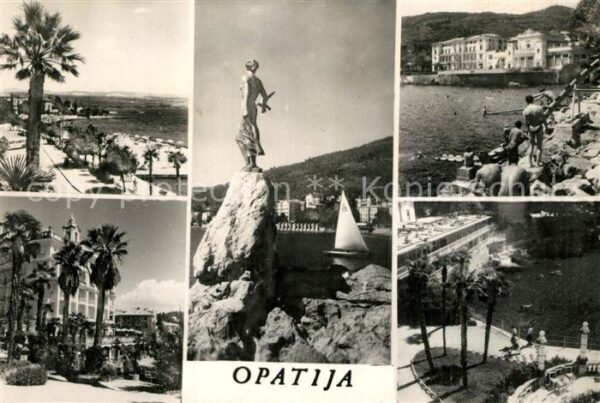 Opatija Abbazia Teilansichten Monument