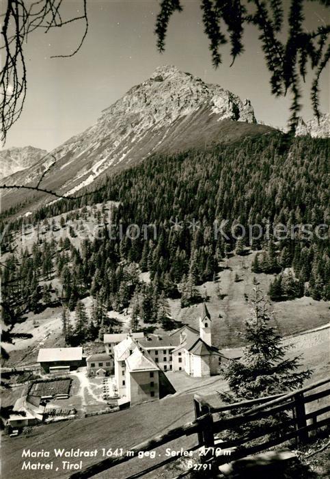 Matrei Osttirol Maria Waldrast mit Serles