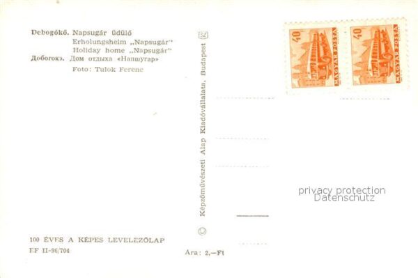 Dobogokoe Erholungsheim Napsugar – Bild 2