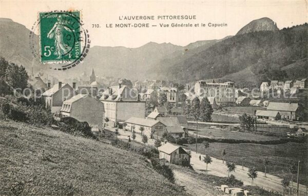 Le Mont-Dore Puy de Dome Vue Generale et le Capucin