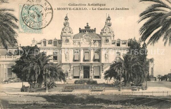 Monte-Carlo Casino et Jardins