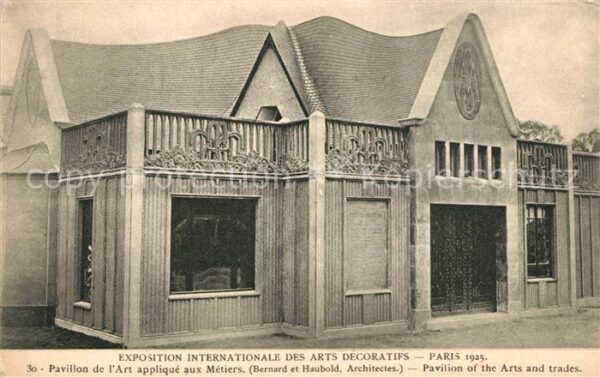 Exposition Arts Decoratifs Paris 1925 Pavillon de l'Art