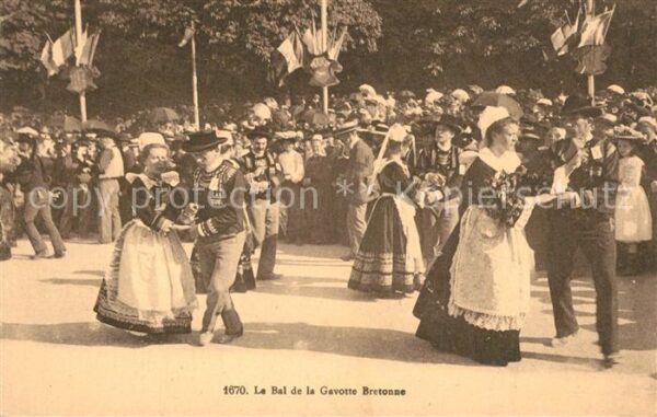 Tanz Taenzer Bal de la Gavotte Bretonne