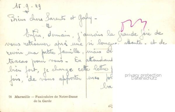 Zahnradbahn Marseille Funiculaire de Notre-Dame de – Bild 2