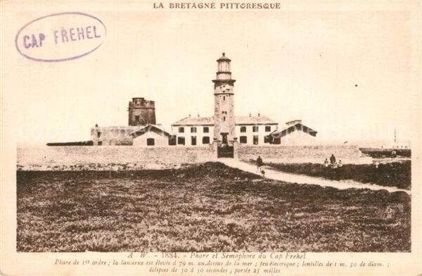 Leuchtturm Lighthouse Phare Semaphore Cap Frehel