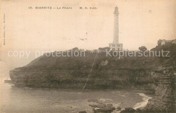 Leuchtturm Lighthouse Biarritz Phare
