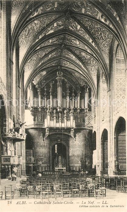 Kirchenorgel Albi Cathedrale Sainte-Cecile