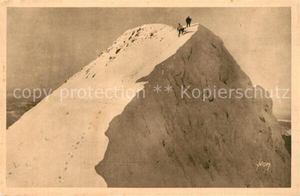 Bergsteigen Klettern Auvergne Salers Puy Mary