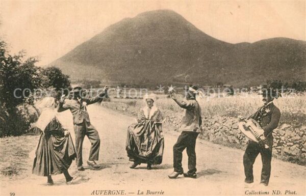 Tanz Taenzer Auvergne La Bourree