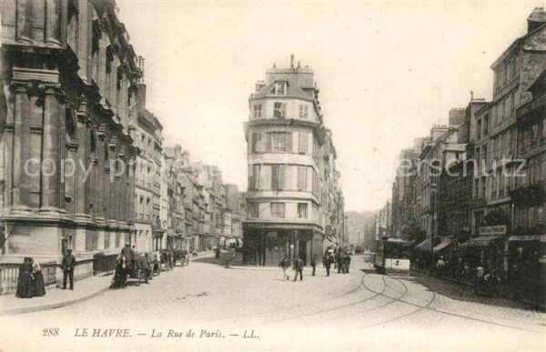 Strassenbahn Le Havre Rue de Paris