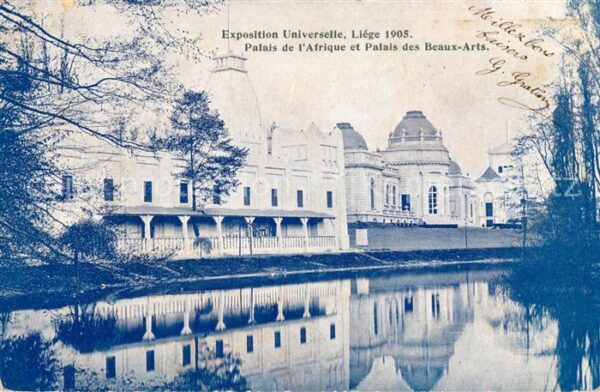 Exposition Universelle Liege 1905 Palais de l'Afrique Palais des Beaux-Ar