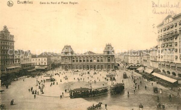Strassenbahn Bruxelles Gare du Nord Place Rogier