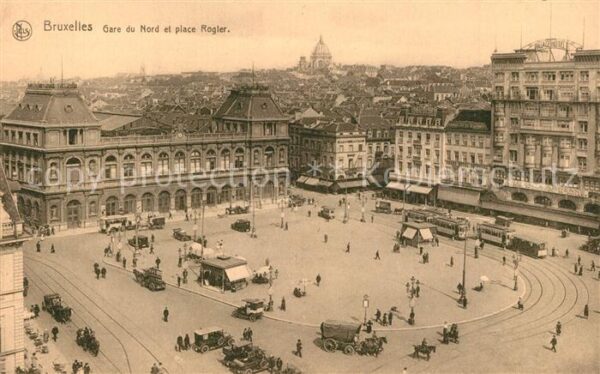 Strassenbahn Bruxelles Gare du Nord Place Rogier
