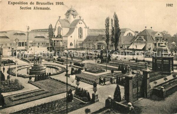 Exposition Universelle Bruxelles 1910 Section Allemande