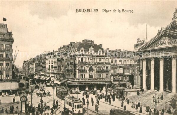 Strassenbahn Bruxelles Place de la Bourse