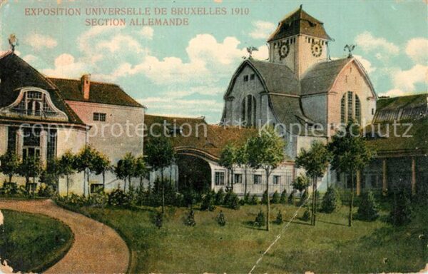 Exposition Universelle Bruxelles 1910 Section Allemande