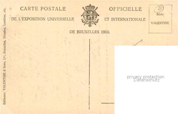 Exposition Universelle Bruxelles 1910 Pavillon et Jardins Neerlandais – Bild 2