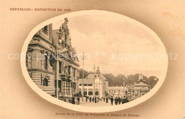 Exposition Bruxelles 1910 Palais de la Ville de Bruxelles Maison