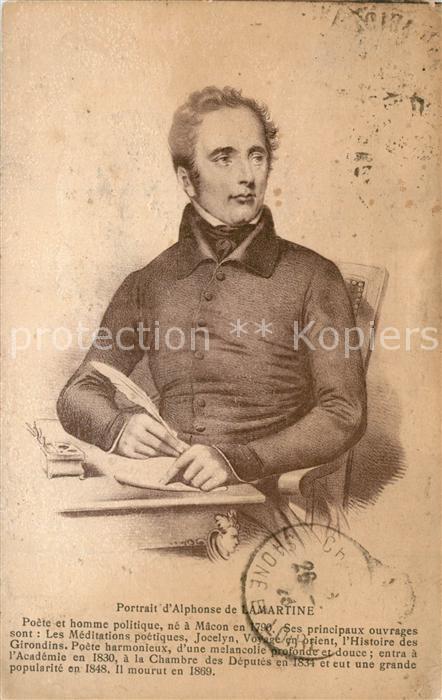 Persoenlichkeiten Alphonse de Lamartine
