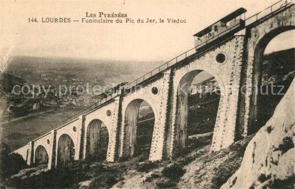 Zahnradbahn Lourdes Funiculaire du Pic du Jer Viadu