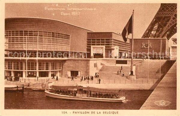 Exposition Internationale Paris 1937 Pavillon de la Belgique