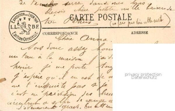 Exposition Internationale Lyon 1914 Jardins de l_Horticulture Grand Hall – Bild 2