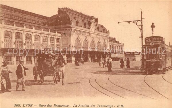 Strassenbahn Lyon Gare des Brotteaux Station des Tra