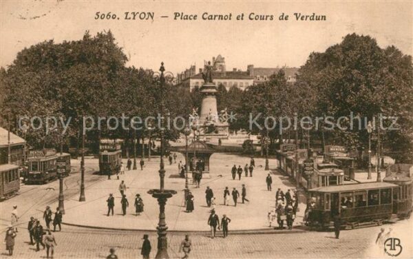 Strassenbahn Lyon Place Carnot Cours de Verdun