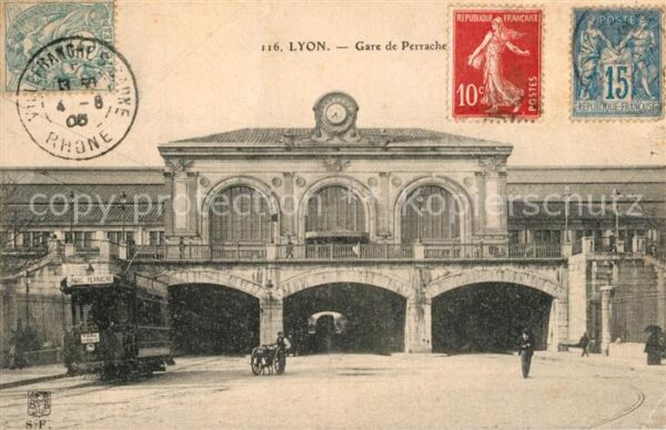 Strassenbahn Lyon Gare de Perrache
