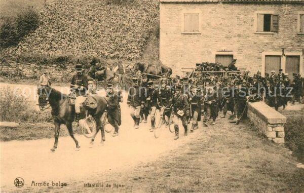 Militaria Belgien Armee Belge Infanterie de Ligne