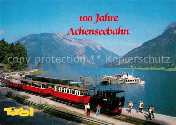 Zahnradbahn 100 Jahre Achenseebahn Schiffstation Se