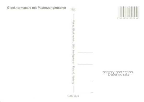 Gletscher Glocknermassiv Pasterzengletscher – Bild 2