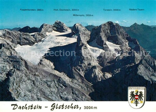 Gletscher Dachstein Gosau-Gletscher Mitterspitz T