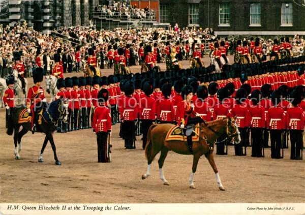 Leibgarde Wache Queen Elizabeht II Trooping the Colour