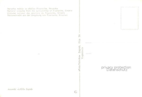 Trachten Kroatien Pisarovina – Bild 2