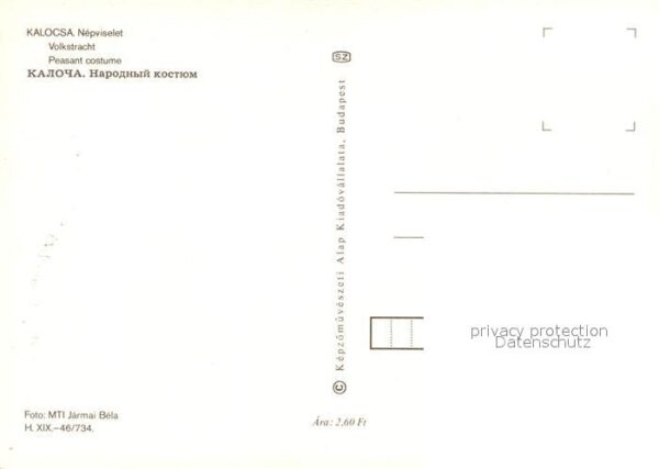 Trachten Ungarn Kalocsa M?dchen Handarbeit – Bild 2