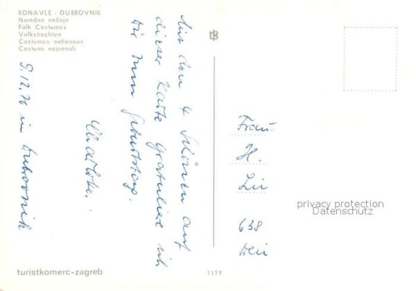 Trachten Kroatien Konavle Dubrovnik – Bild 2