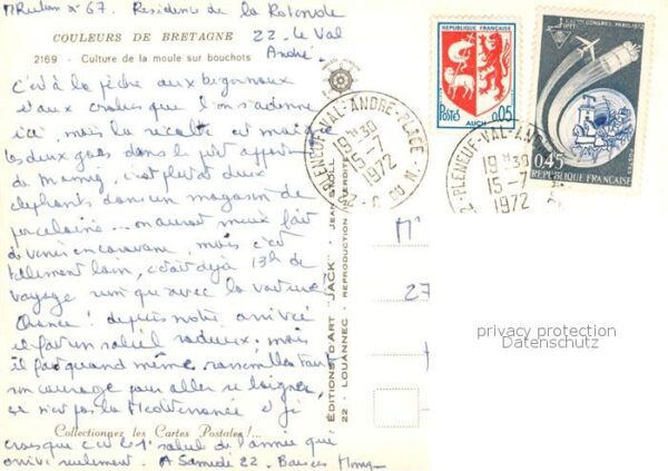 Fischerei Culture de la Moule sur Bouchots Bretag – Bild 2