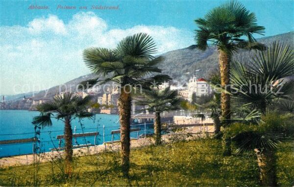 Opatija Abbazia Palmen am S?dstrand