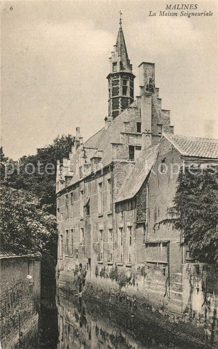 Malines Mechelen Flandre Maison Seigneuriale