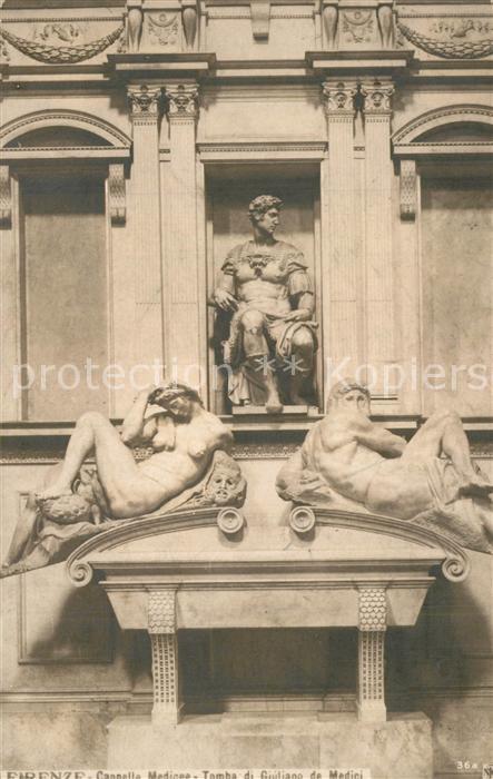 Firenze Florenz Capelle Medicee Tomba di Giuliano de Me