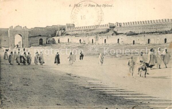 Fes Fez Maroc Place Bou Djeloud