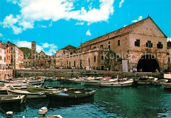 Hvar Partie am Hafen