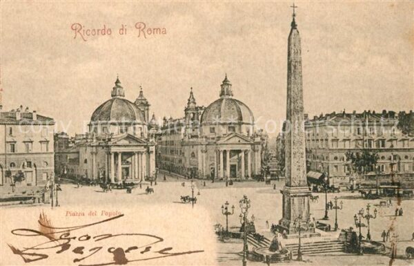 Roma Rom Piazza del Popolo