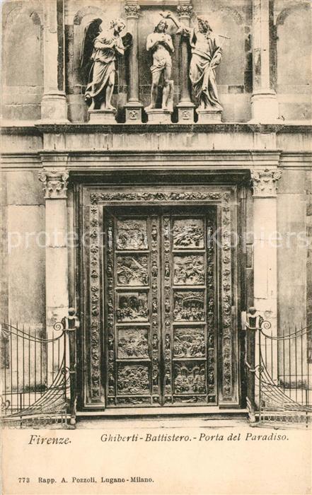 Firenze Florenz Ghiberti Battistero Porta del Paradiso