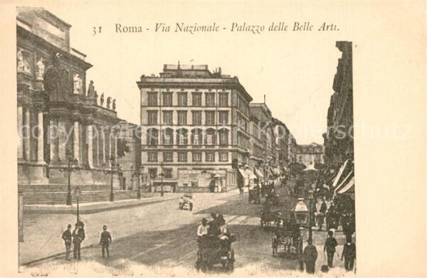Roma Rom Via Nazionale Palazzo delle Belle Arti