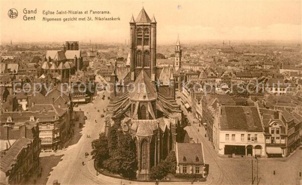 Gand Belgien Eglise Saint-Nicolas
